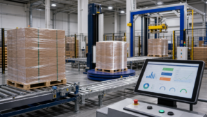 Indicadores clave (KPIs) en líneas de embalaje industrial