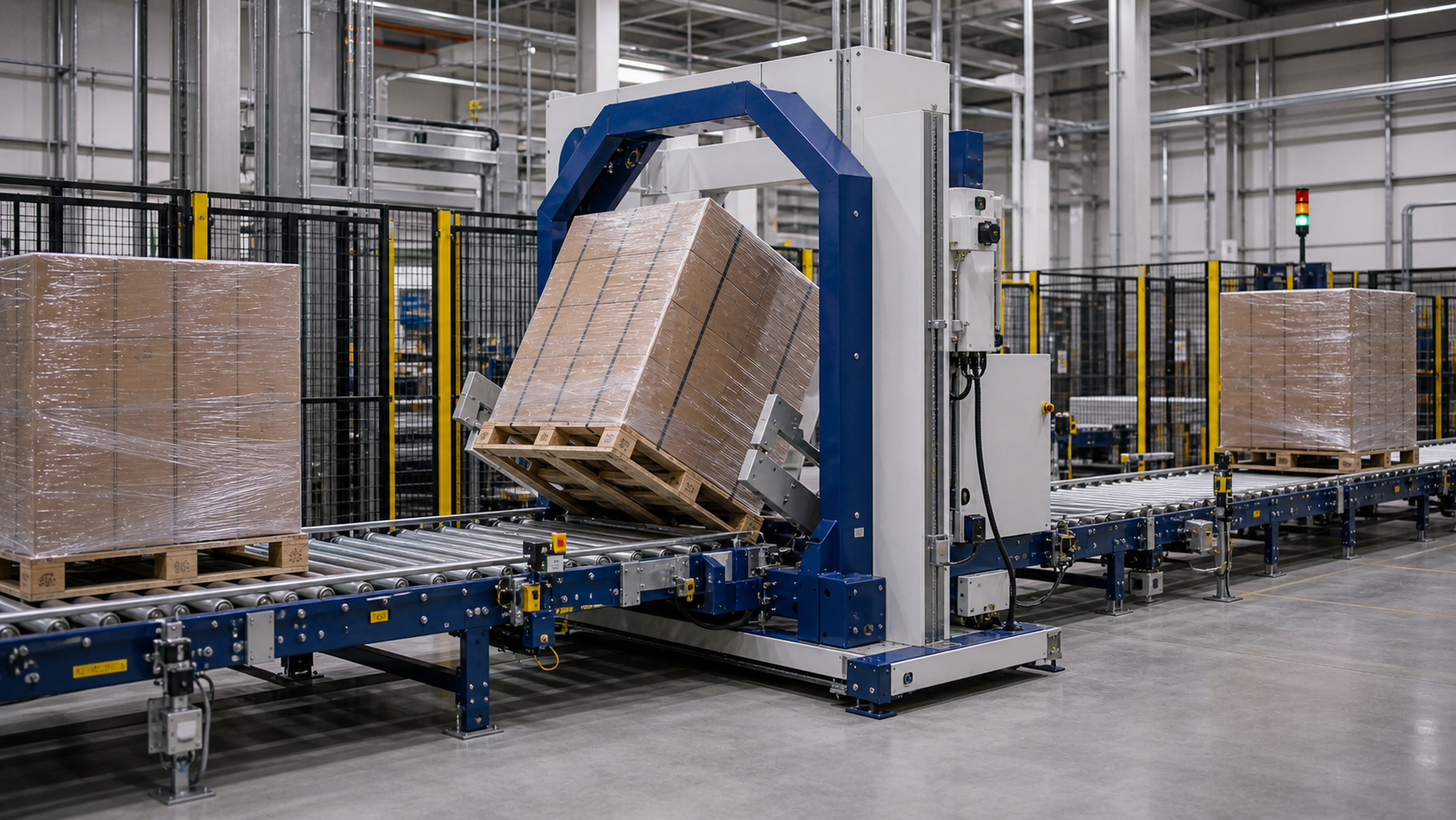 Integración de volteadoras en líneas automáticas